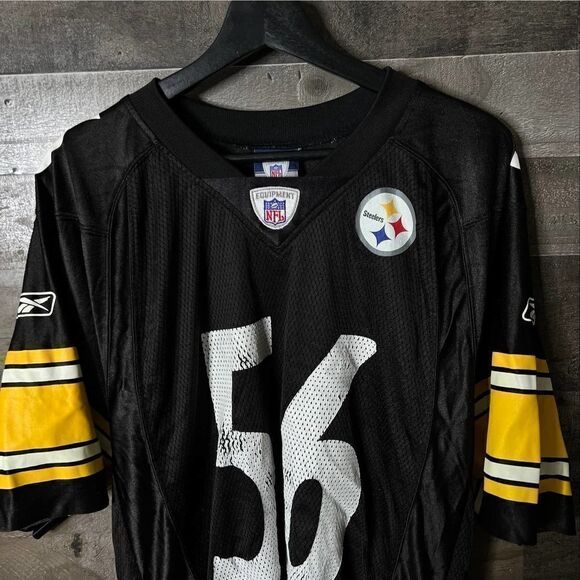VTG Reebok Equipment Pittsburgh Steelers Woodley Jersey Small - Picture 2 of 6